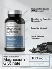 Non-GMO and gluten-free magnesium glycinate supplement