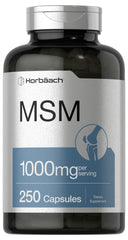 Horbäach MSM Supplement Capsules 1000mg - 250 count