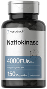 Horbäach Nattokinase 4000 FU bottle – 150 capsules