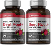 Horbäach Nitric Oxide Beet Root Capsules bottle front view