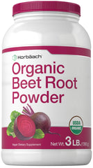 Horbäach Organic Beet Root Powder 3lb bulk canister.