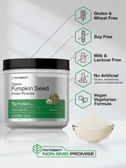 Horbäach pumpkin seed protein powder in smoothie bowl boosts protein and flavor.