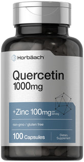 Bottle of Horbaach Quercetin 1000mg capsules