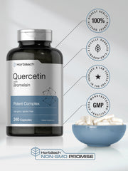 Bromelain and Quercetin ingredients graphic