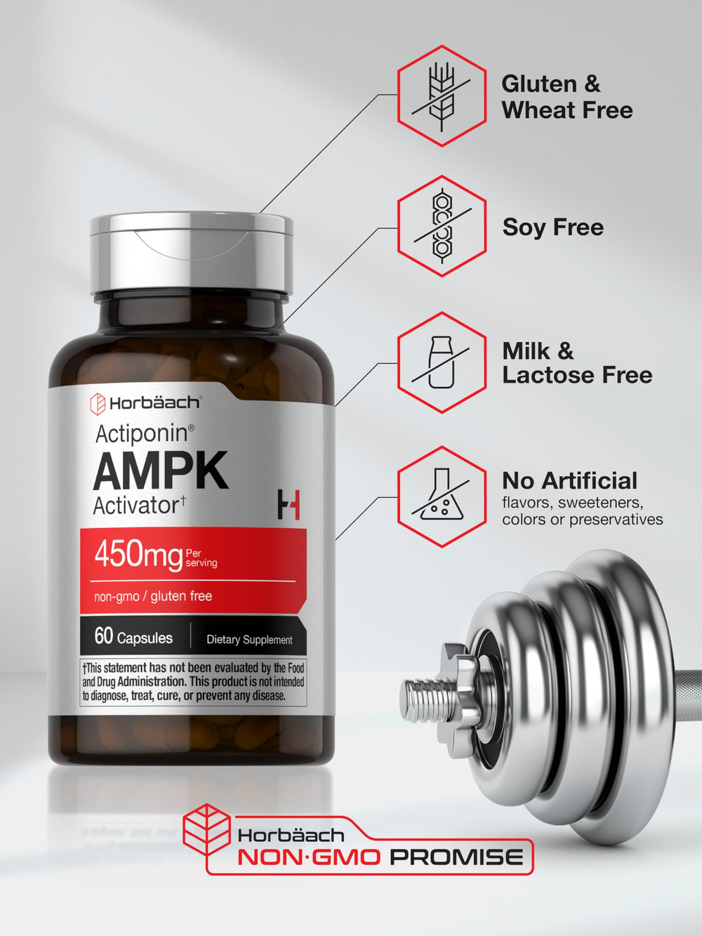 Horbäach AMPK quick-release capsules ready for daily routine