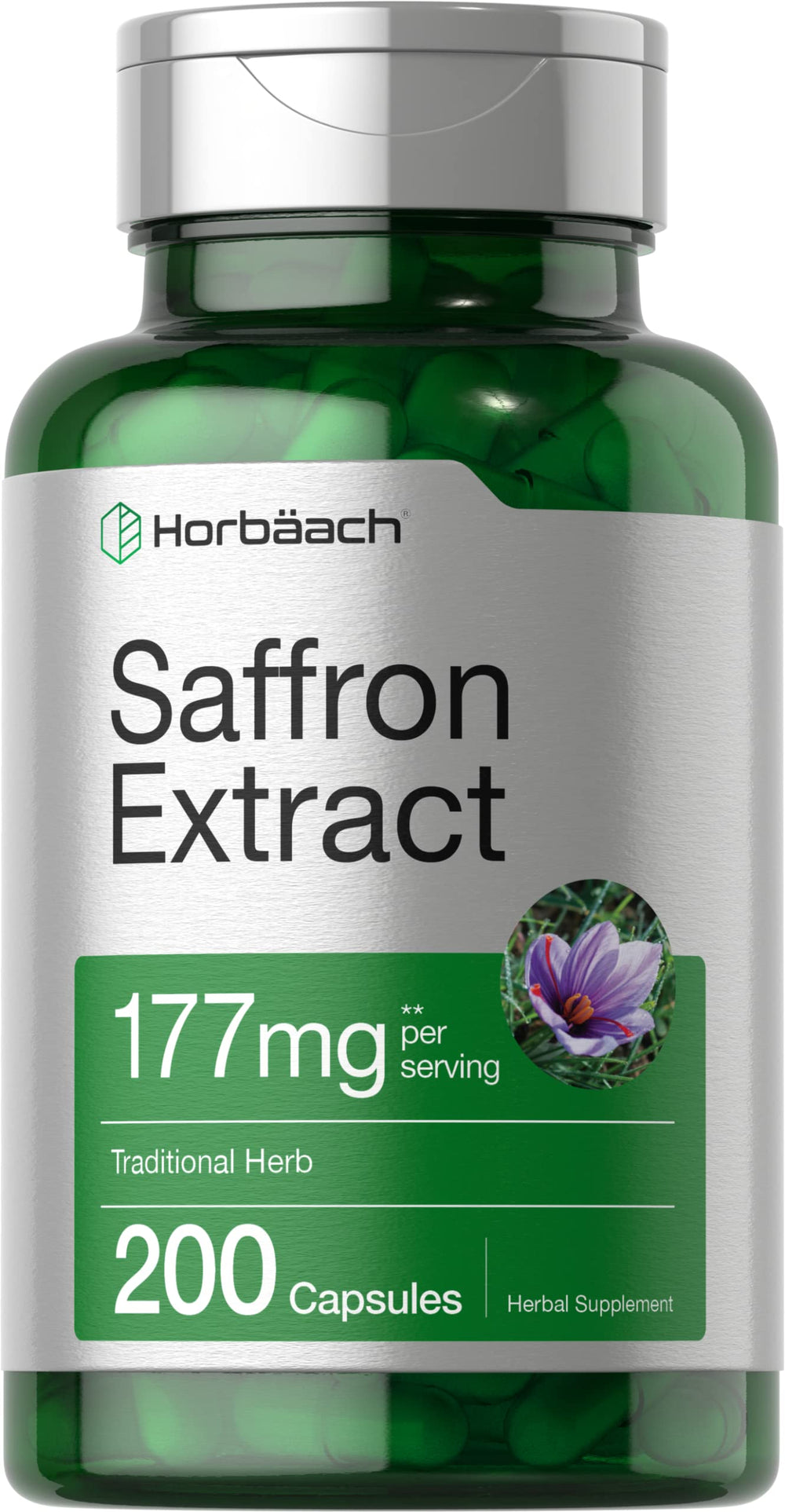 Horbäach Saffron Extract bottle with label