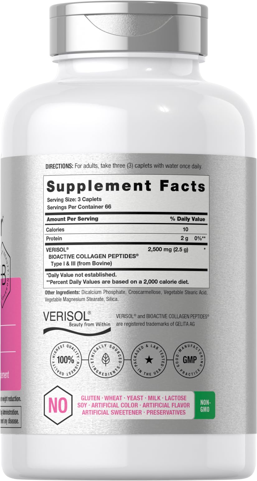 Close-up of Verisol-coated caplets