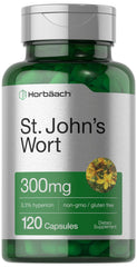 Horbäach St John's Wort Capsules 300mg bottle label - image 1