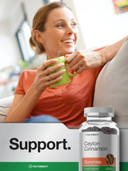 Packaging and branding of Horbäach Sugar Free Cinnamon Gummies