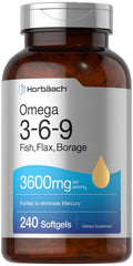 Horbäach Triple Omega 3-6-9 Softgels bottle