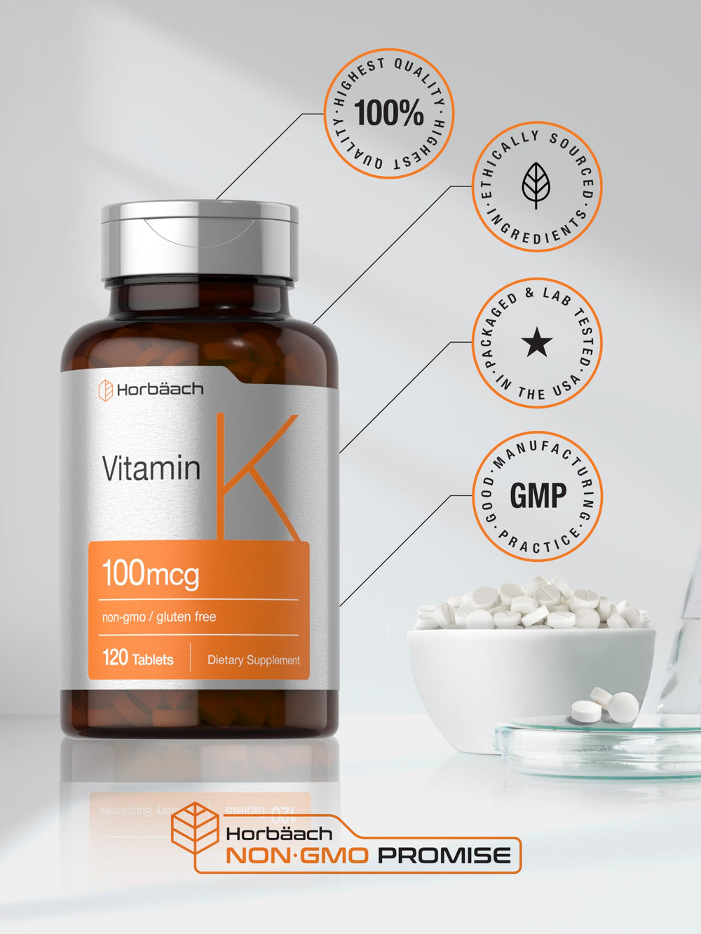 Trusted ingredients and potency in Horbaach Vitamin K