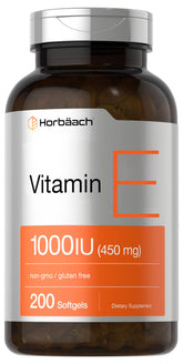 Horbäach Vitamin E 1000 IU Softgel bottle