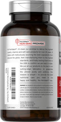 Creatine Monohydrate capsules in bottle