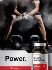 Fitness lifestyle image featuring Horbäach Creatine Monohydrate