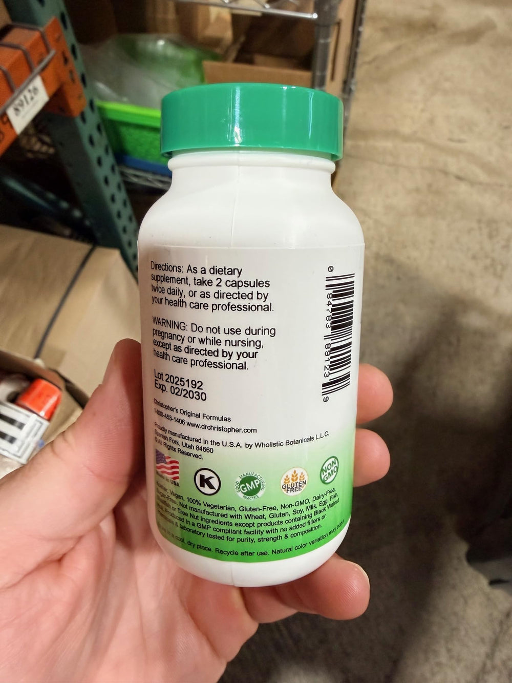 Squawvine and additional botanicals in Hormonal Changease