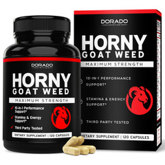 Horny Goat Weed bottle with 120 count