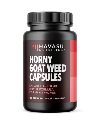 Close-up of Horny Goat Weed capsules for daily energy