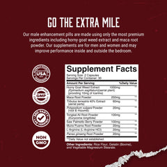 Ingredients panel for Horny Goat Weed Complex