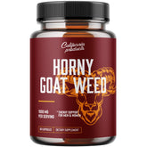 Horny Goat Weed Herbal Extracts bottle label