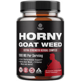 Horny Goat Weed for Men product hero image with bottle and packaging