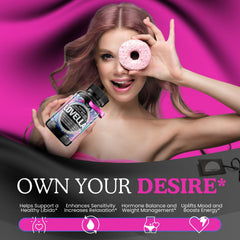 Lifestyle image showing a healthy, active woman with Horny Goat Weed Women.