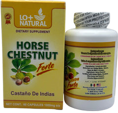 LO+NATURAL Horse Chestnut Forte bottle 1000 mg - 60 capsules