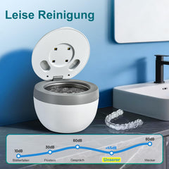 Top holes designed for cleaning toothbrush heads
