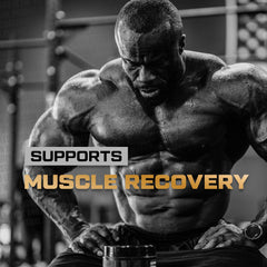 Close-up of unflavored Glutamine powder texture