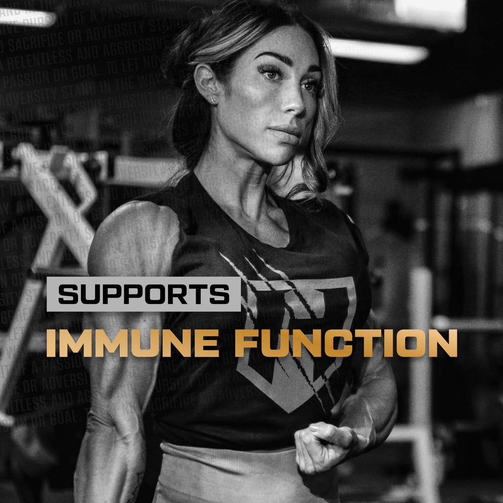 Shaker bottle with HOSSTILE Glutamine shake