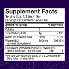 Packaging shot of BrainPower Stack Powder 100g