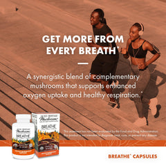 Organic mushroom mycelium used in Host Defense Breathe capsules