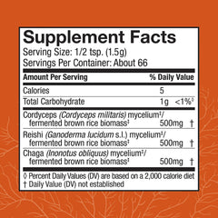 Host Defense Breathe Powder jar showing 3.5 oz and 66 servings