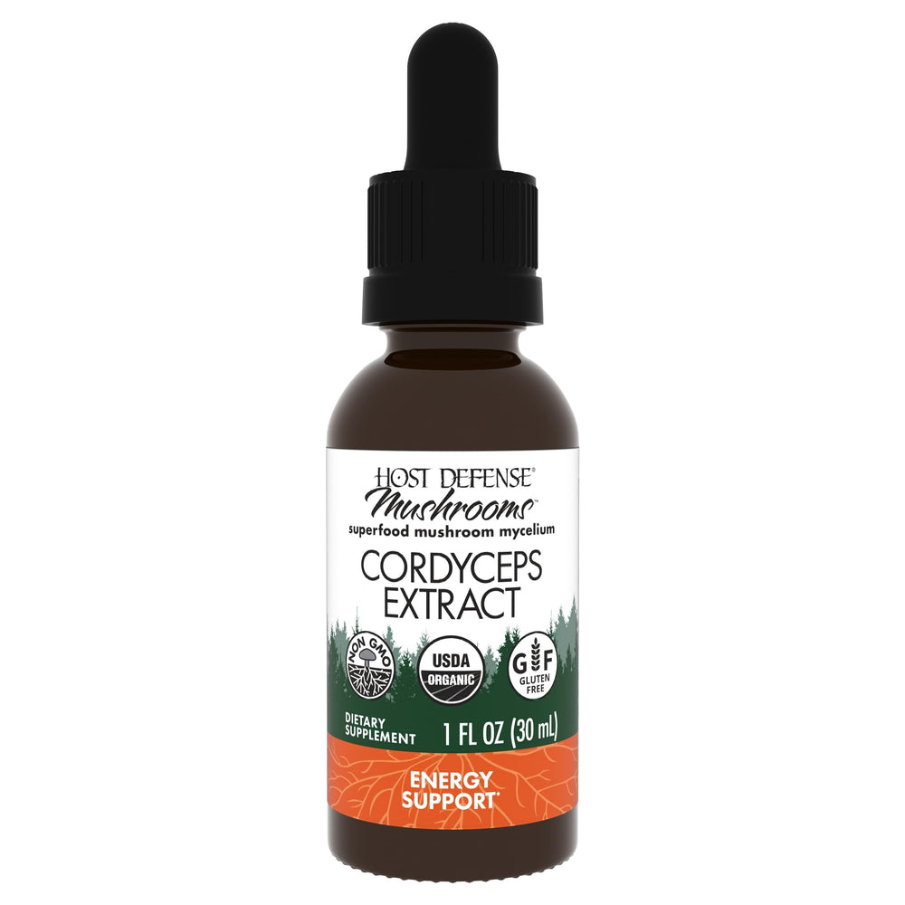 Host Defense Cordyceps Extract bottle 1 oz