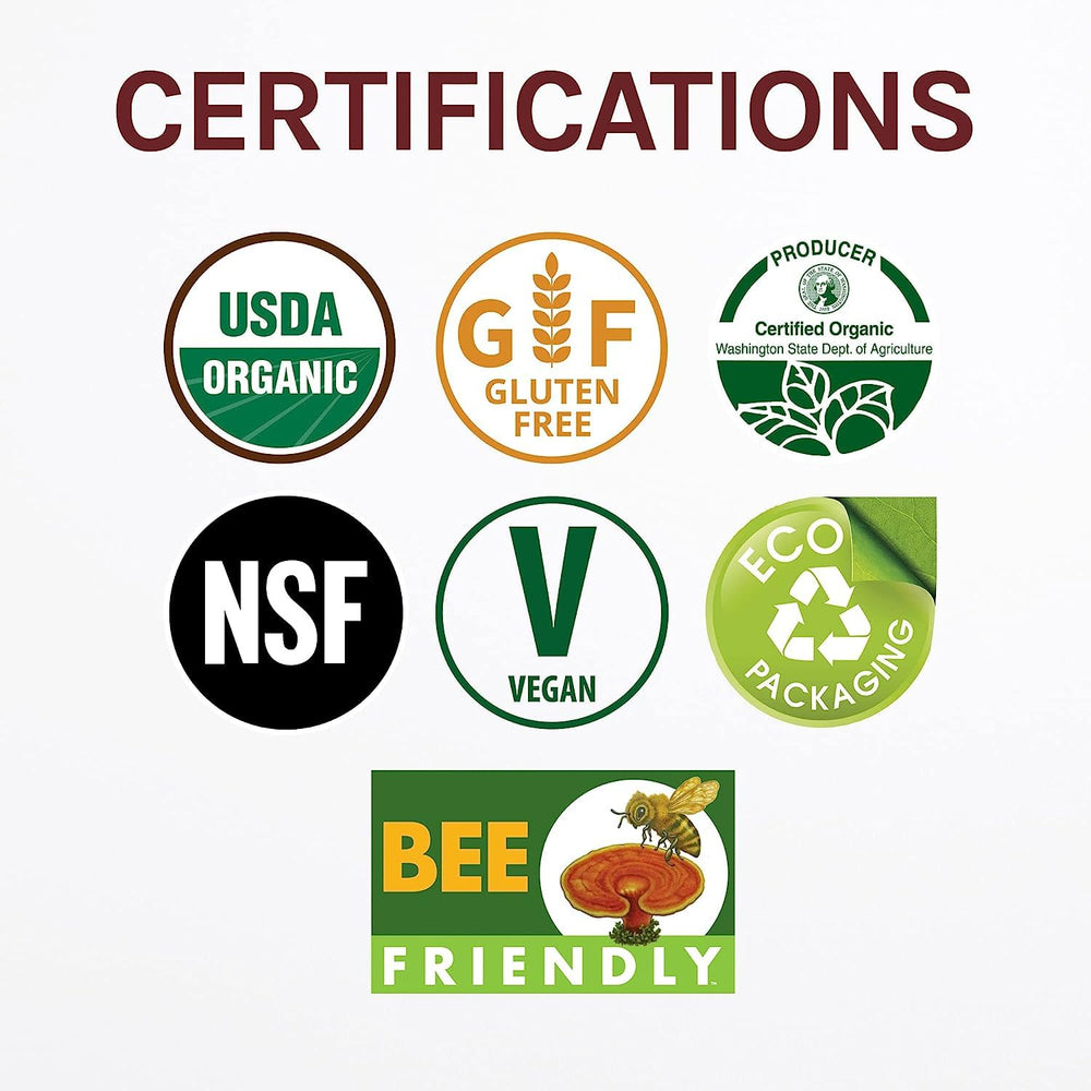 Ingredients label showing Cordyceps extract