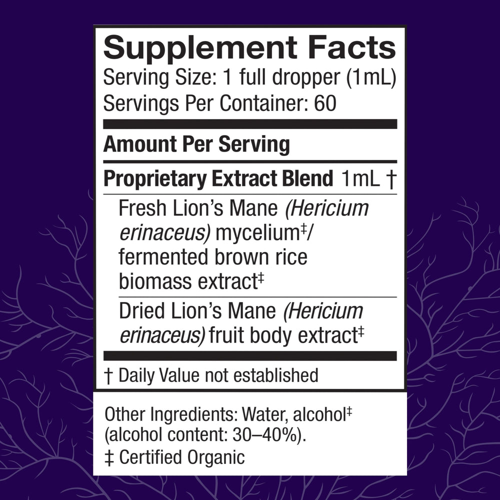 Dropper of Lion's Mane extract