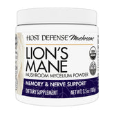 Front view of Host Defense Lion's Mane Powder container