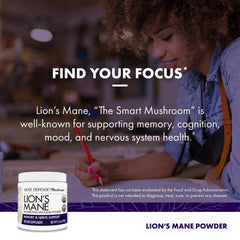 Serving scoop with Lion's Mane powder