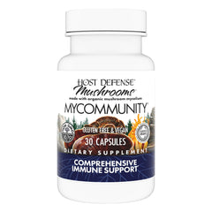 Front label of Host Defense MyCommunity capsules