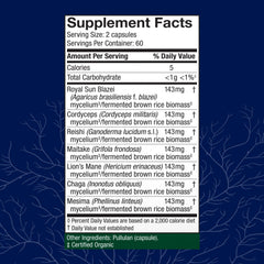 Close-up of 120 vegan capsules bottle