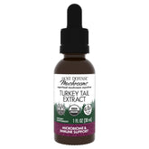 Front view of Host Defense Turkey Tail Extract 1 oz bottle