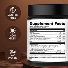 Serving idea: hot or cold water with instant mushroom powder