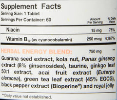 Hot Stuff Nutritionals UP Your Gas tablets with Acai and B-12 offer a daytime energy option.
