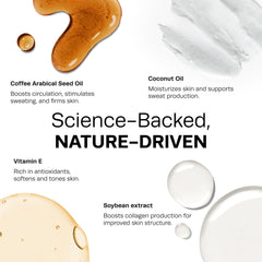 Hot Vita Sweat Now Gel close-up of ingredients highlights natural hydration