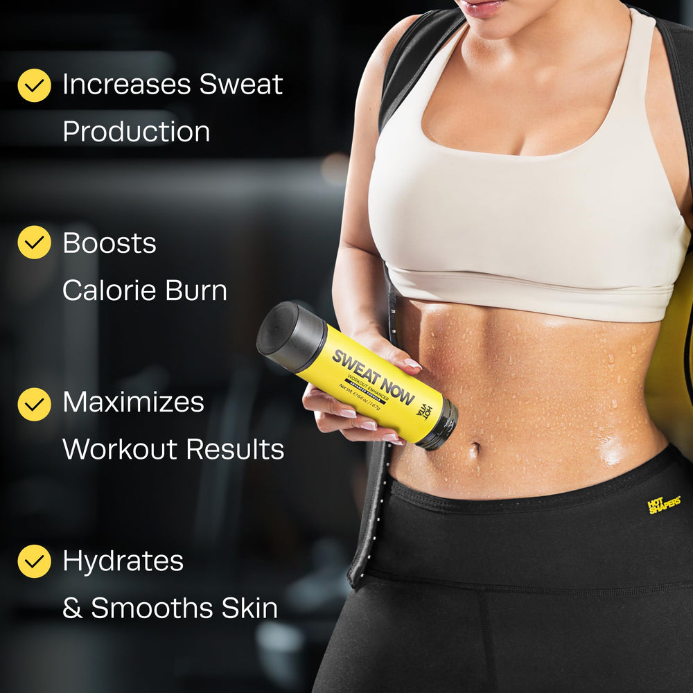 Hot Vita Sweat Now Gel stick application shows mess-free glide