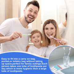 Toothpaste included in hotel welcome bags and gift packs