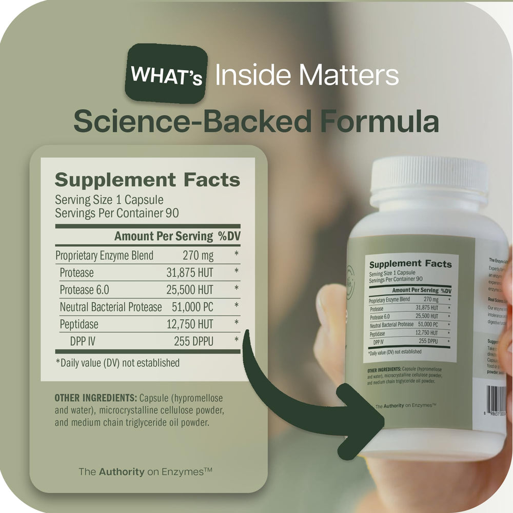 DPP IV digestive enzyme blend for proteins