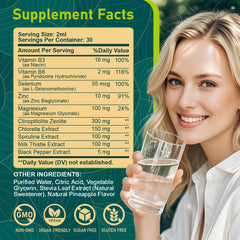 Hovika Zeolite Detox drops pineapple flavor delight for daily routine