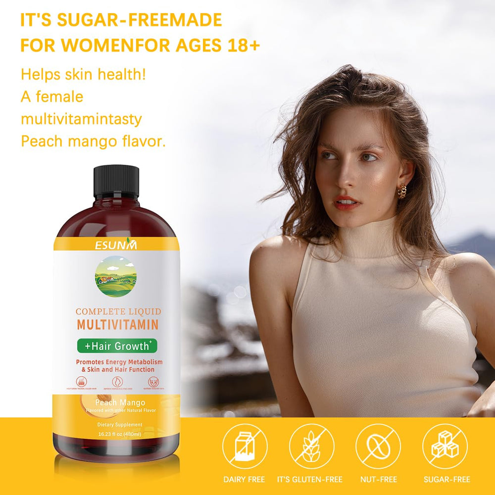 Measuring spoon showing 1 oz dose for liquid vitamins