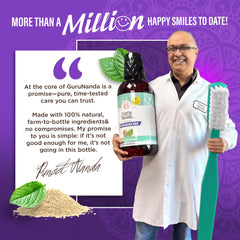 Step-by-step how to use oil pulling illustration