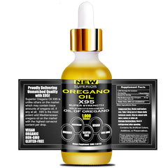 Image demonstrating how to use oregano oil drops